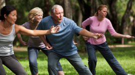 Tai chi är en bra morgongymnastik